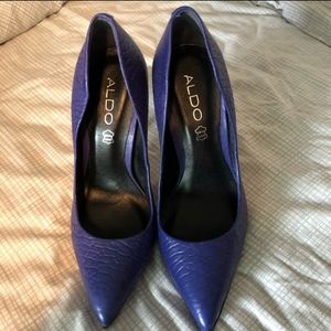 Blue Aldo high heels